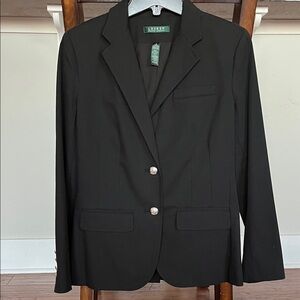 Lauren Ralph Lauren Black Blazer with Silver Buttons